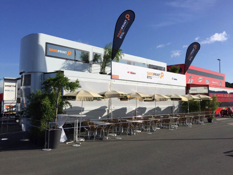 MotoGP Sachsenring with the two-story Hospitality 1A
