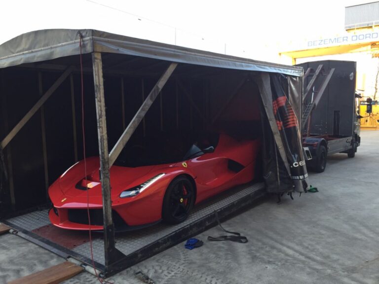 Cesaro Group entrusted with the transportation of this stunning Ferrari to Rotterdam
