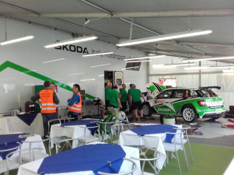 SKODA ITALIA at the Italian Rally Championship in San Remo