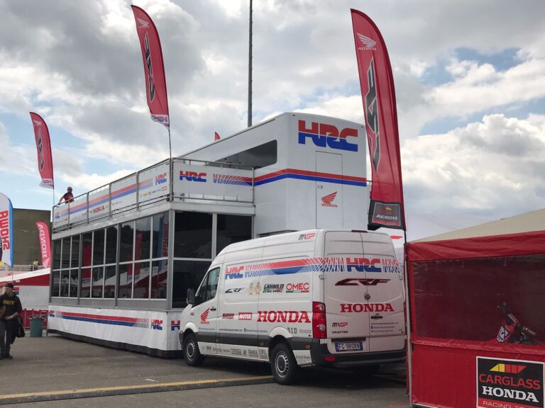 Hospitality for Team Olanda at the Honda MXGP World Championship in Frauenfeld, Switzerland